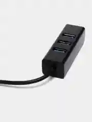 Черный разветвитель USB Hub Type-C 3.1, с 4 портами