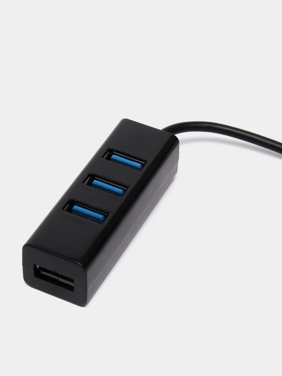 Черный разветвитель USB Hub Type-C 3.1, с 4 портами