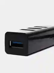 Черный разветвитель USB Hub Type-C 3.1, с 4 портами