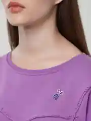 Синий брошь женская "Ножницы"