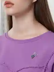 Зеленый брошь женская "Ножницы"