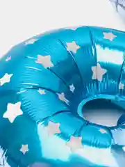 Красный фольгированные воздушные шары, цифра 16, 32 дюйма