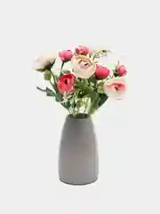 Розовый искусственные цветы "Букет камелия"