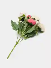 Розовый искусственные цветы "Букет камелия"