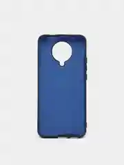 Темно-синий чехол Xiaomi Redmi K30 Pro / Poco F2 Pro с закрытым низом и бархатом внутри Silicone Cover