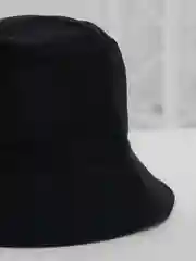 Черный панама со смайлом
