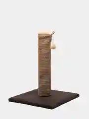 Коричневый когтеточка столбик, с игрушкой, 50 см, Экомир