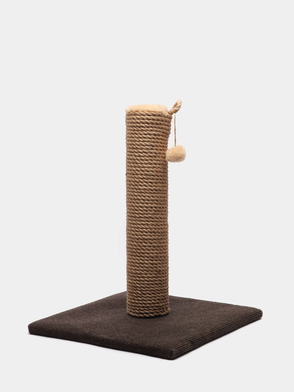 Когтеточка столбик, с игрушкой, 50 см, Экомир
