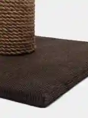 Коричневый когтеточка столбик, с игрушкой, 50 см, Экомир