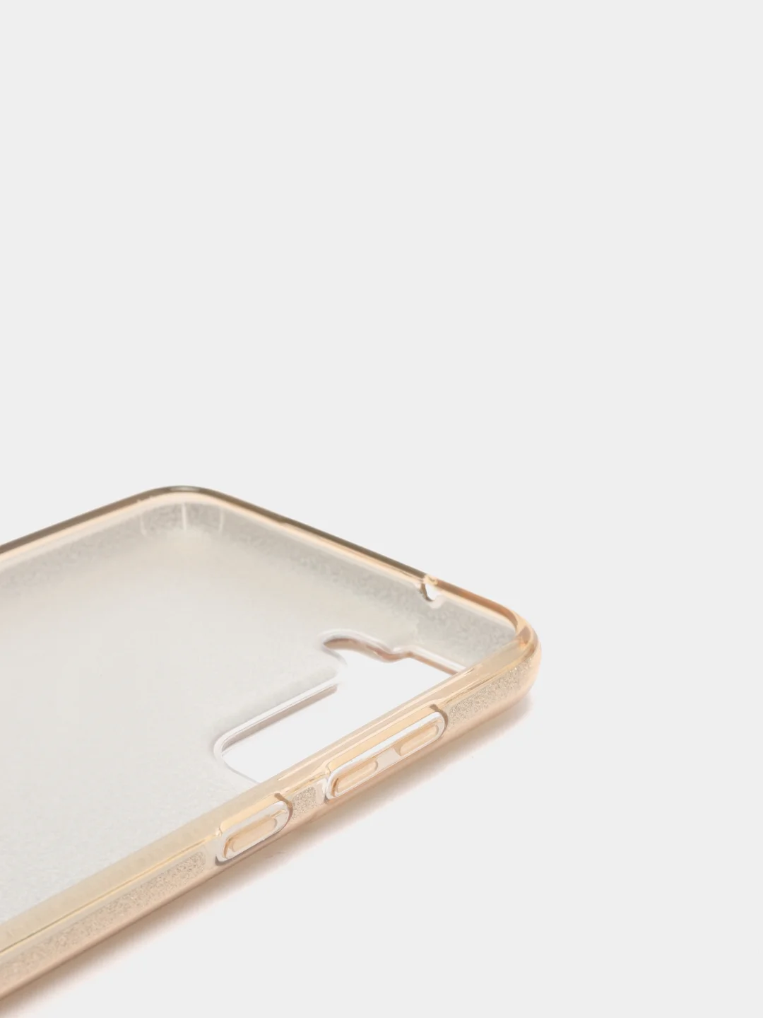 Золотой чехол блестящий для Samsung Galaxy S21FE, накладка c блёстками для Самсунг S21 FE