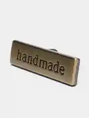 Лейбл "Handmade"  зеркальный