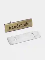 Лейбл "Handmade"  зеркальный