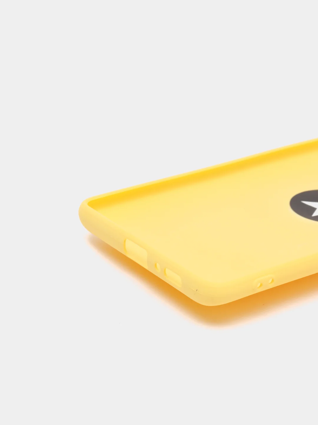 Желтый чехол Samsung Galaxy S10 Lite, Самсунг Галакси С10 Лайт силиконовый с кольцом-держателем