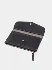 Черный кошелек клатч