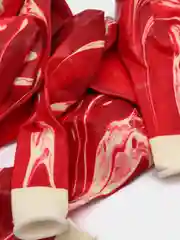 Розовый набор шаров мраморный 10 шт