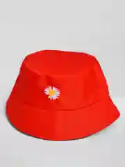 Красный панама двусторонняя, унисекс "Ромашка"