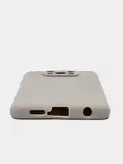 Серый чехол накладка для Xiaomi Poco X3 силиконовый матовый однотонный