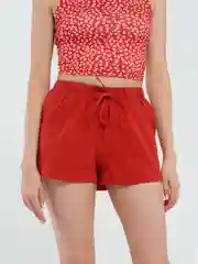 Багровый женские шорты
