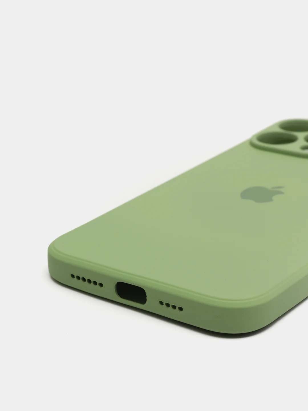 Лесной зеленый чехол на iPhone 11, 13, 12, XR, Pro, Max, Mini, бархатный