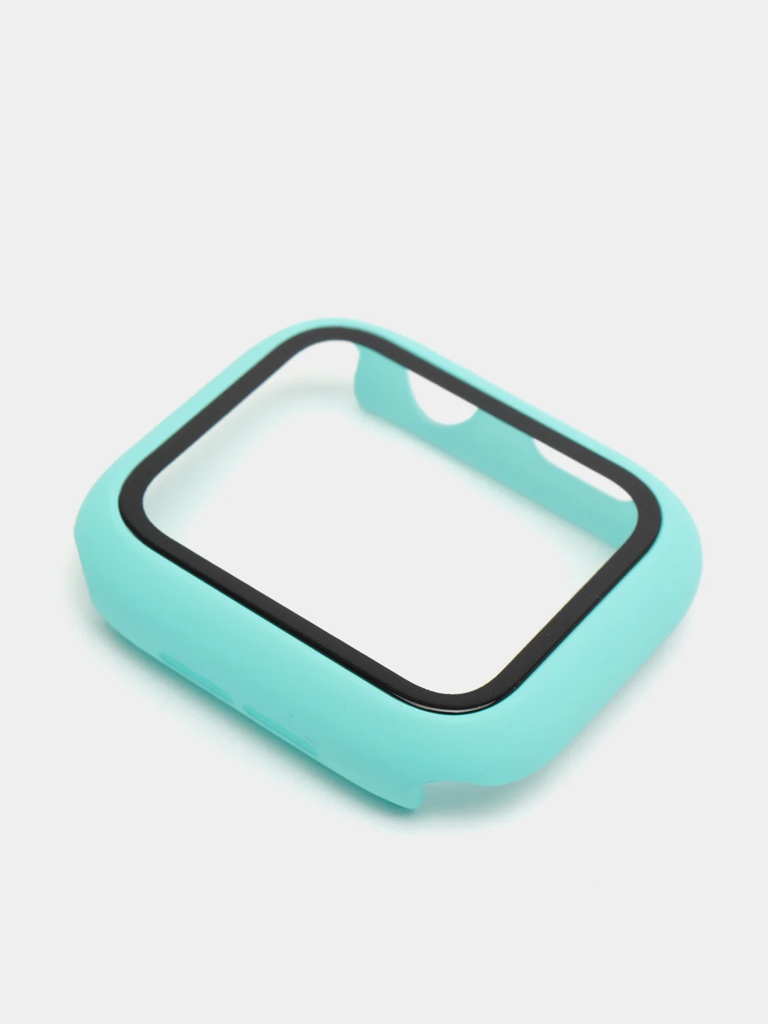 Бирюзовый бампер с защитным стеклом для Apple Watch 38/40/41/42/44/45/49
