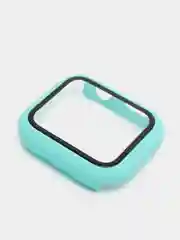 Бирюзовый бампер с защитным стеклом для Apple Watch 38/40/41/42/44/45/49