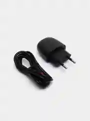 Черный блок питания для Micro-USB / Type-C / iPhone, СЗУ, Borofone BA49A, 2.1A
