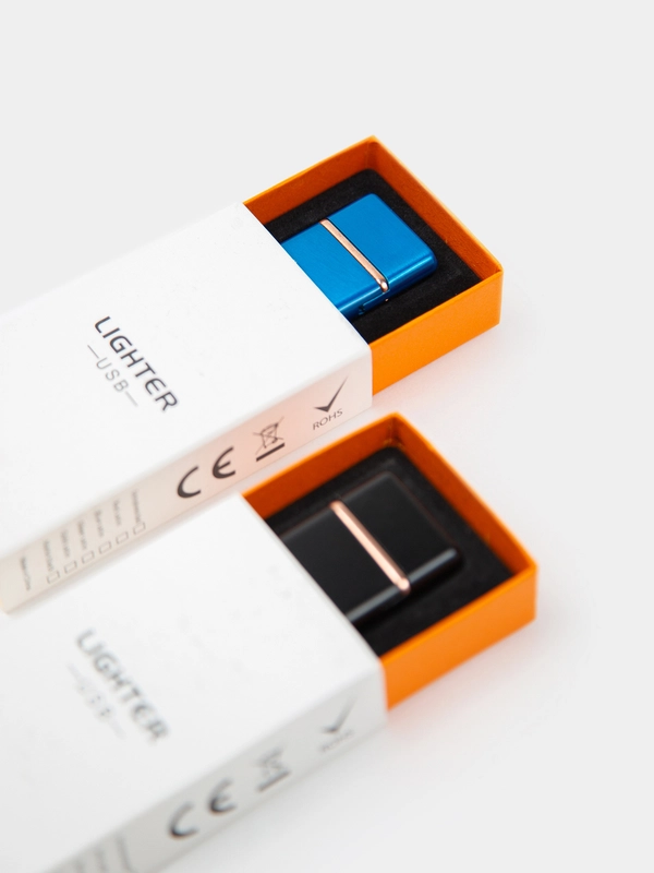 Зажигалка электронная USB, спиральная