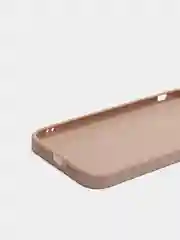 Светло-бежевый чехол силиконовый для iPhone 11 со стеклянной панелью