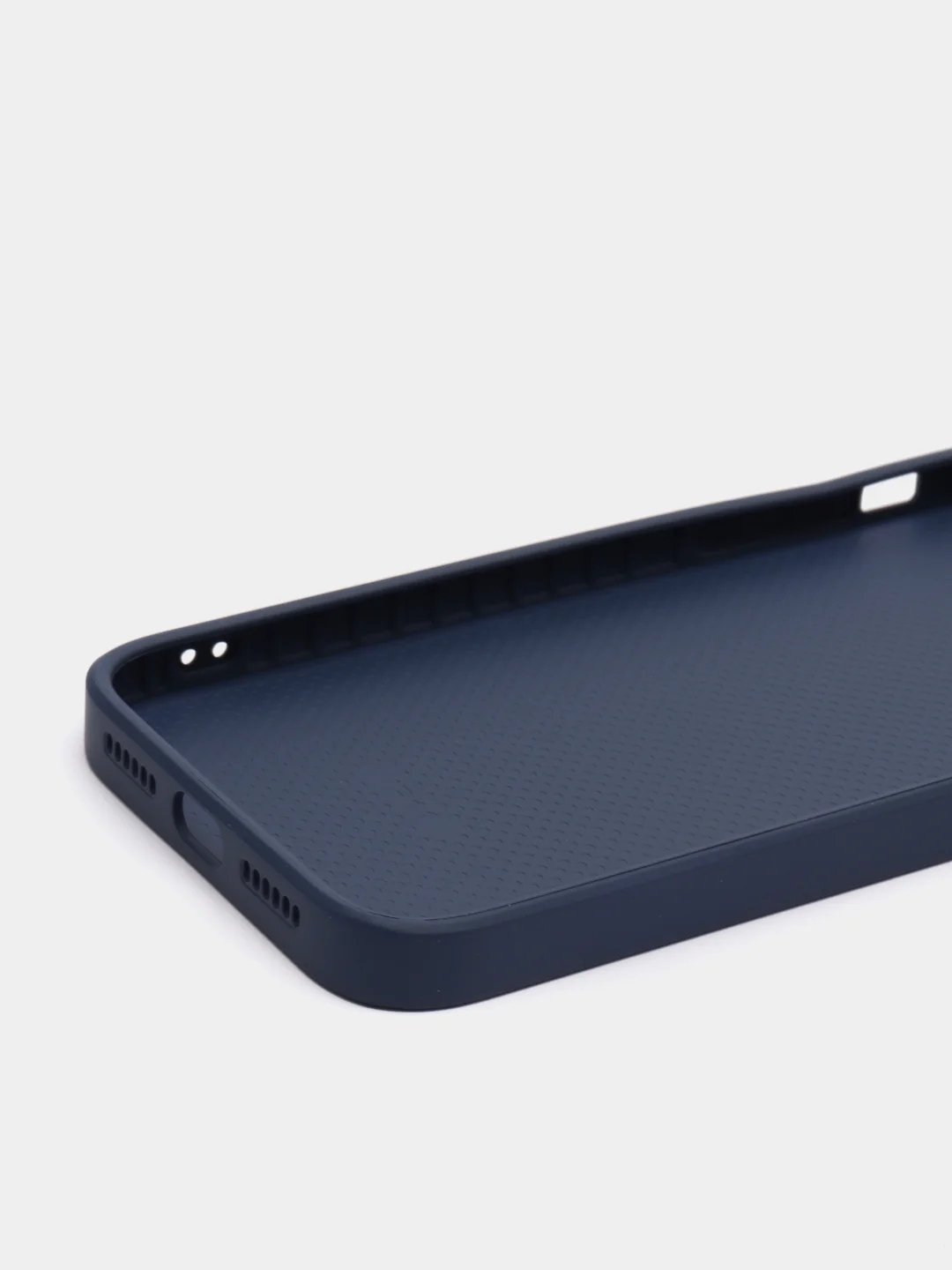 Индиго чехол силиконовый для iPhone 11 со стеклянной панелью