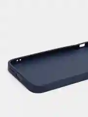 Индиго чехол силиконовый для iPhone 11 со стеклянной панелью