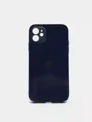 Индиго чехол силиконовый для iPhone 11 со стеклянной панелью