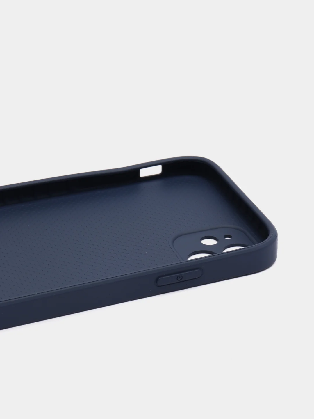 Индиго чехол силиконовый для iPhone 11 со стеклянной панелью