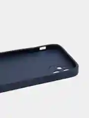 Индиго чехол силиконовый для iPhone 11 со стеклянной панелью