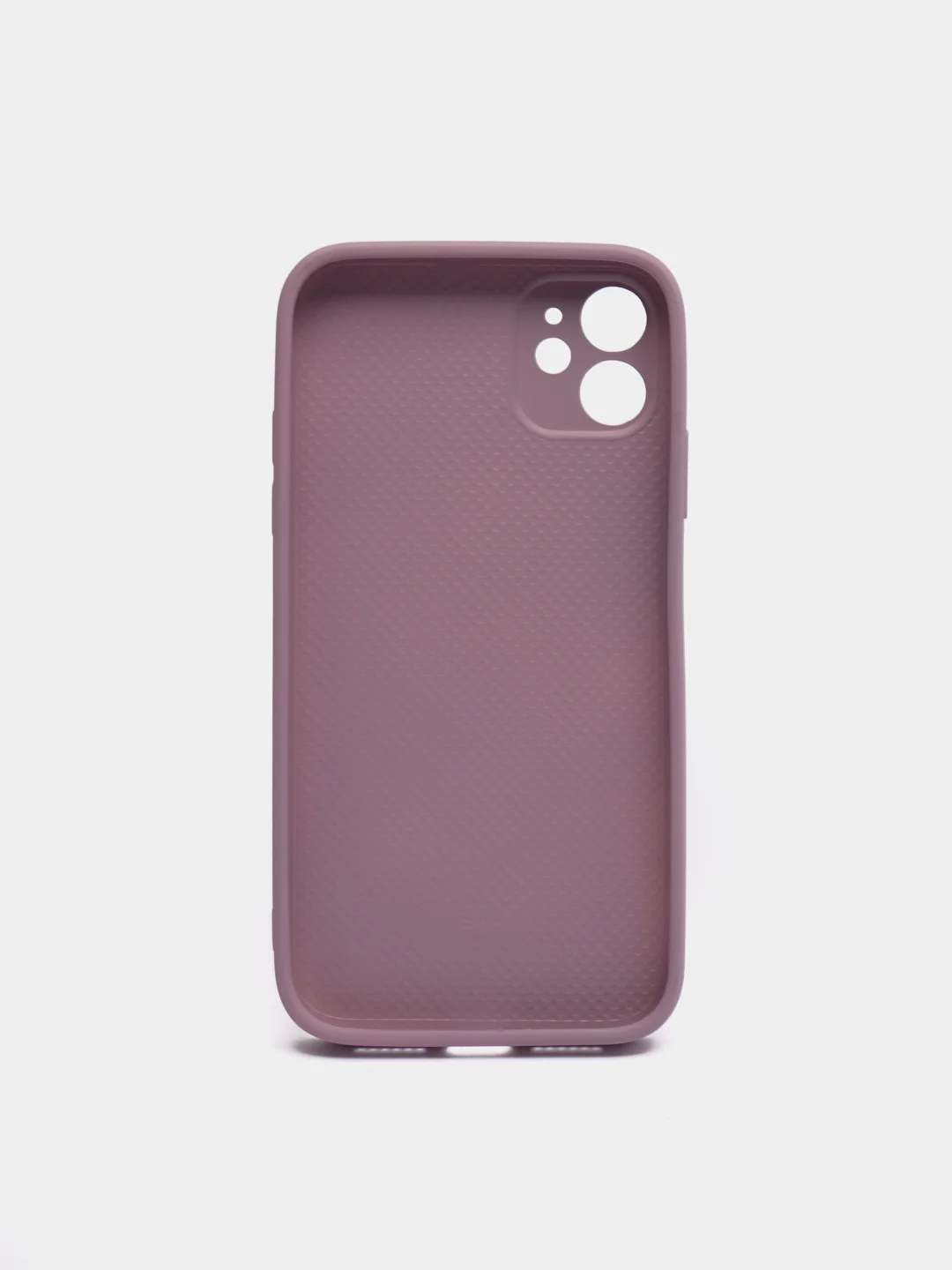 Аметистовый чехол силиконовый для iPhone 11 со стеклянной панелью