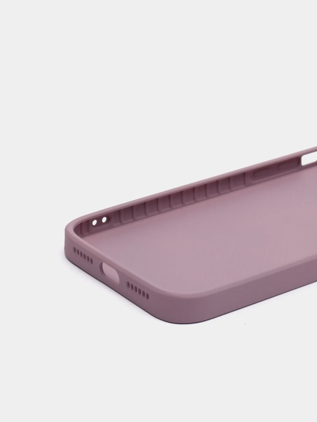 Аметистовый чехол силиконовый для iPhone 11 со стеклянной панелью