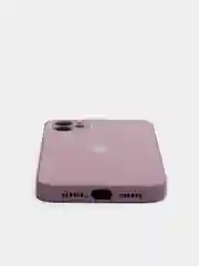 Аметистовый чехол силиконовый для iPhone 11 со стеклянной панелью