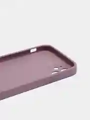 Аметистовый чехол силиконовый для iPhone 11 со стеклянной панелью