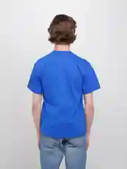 Синий футболка мужская