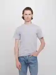 Серый футболка мужская