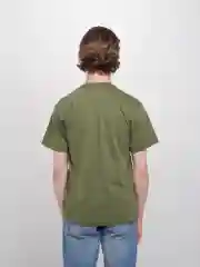 Зеленый футболка мужская