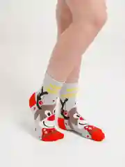 Белый носки новогодние