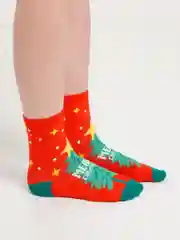 Красный носки новогодние
