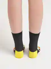 Черный носки новогодние