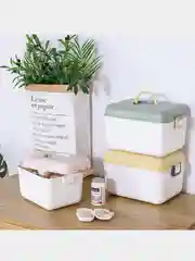Короб пластиковый с крышкой