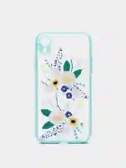 Бирюзовый чехол для iPhone 11, 11 Pro, 12, 12 Pro Max, XR с картинкой / рисунком