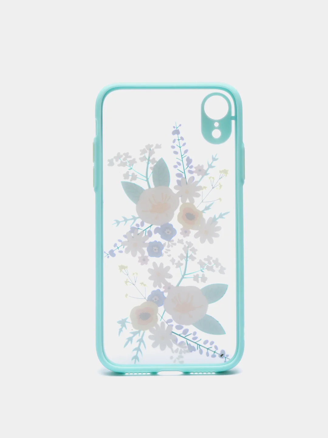 Бирюзовый чехол для iPhone 11, 11 Pro, 12, 12 Pro Max, XR с картинкой / рисунком