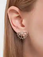 Черный серьги