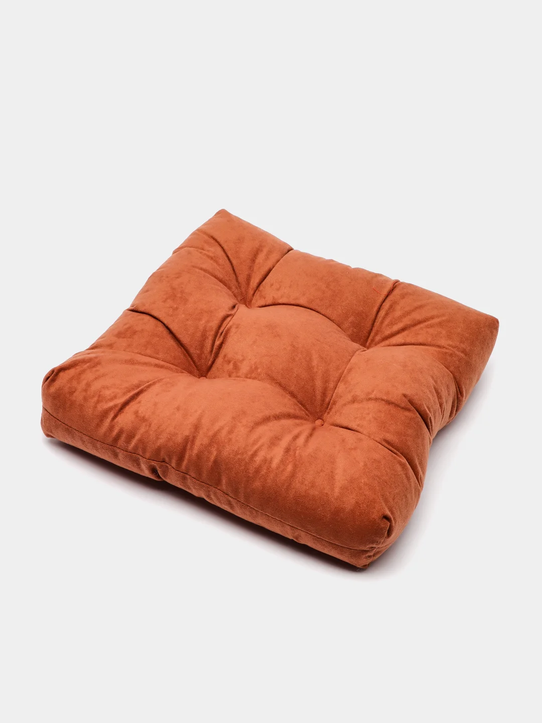 Карамельный подушка для сидения MATEX "VELOURS", 40 х 40 х 8 см
