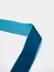 Морской лента бархатная 25 мм, отрез 2 м