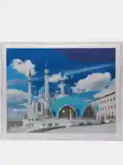 Бежевый алмазная мозаика вышивка 40*50 на подрамнике Мечеть "Кул Шариф"